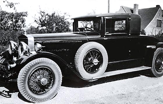 Abner Doble's E-24 Coupe in UK 1934