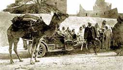 1906 Pipe Tourer in the Sahara (made by Compagnie Belge de Construction Automobiles).