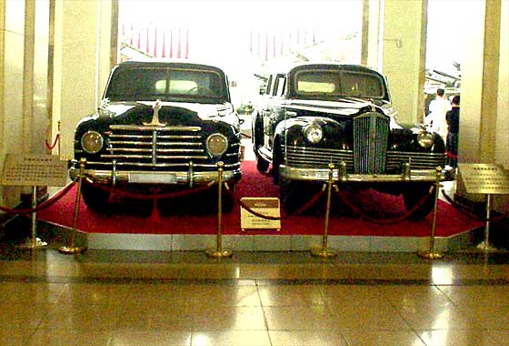 'Hong Qi' cars at the Beijing Military Museum